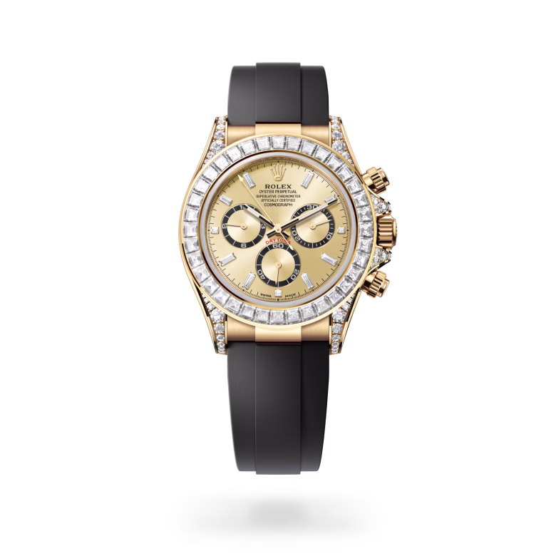 Rolex Cosmograph Daytona 18 ct yellow gold with lugs set with diamonds M126538TBR-0004 - swiss watch