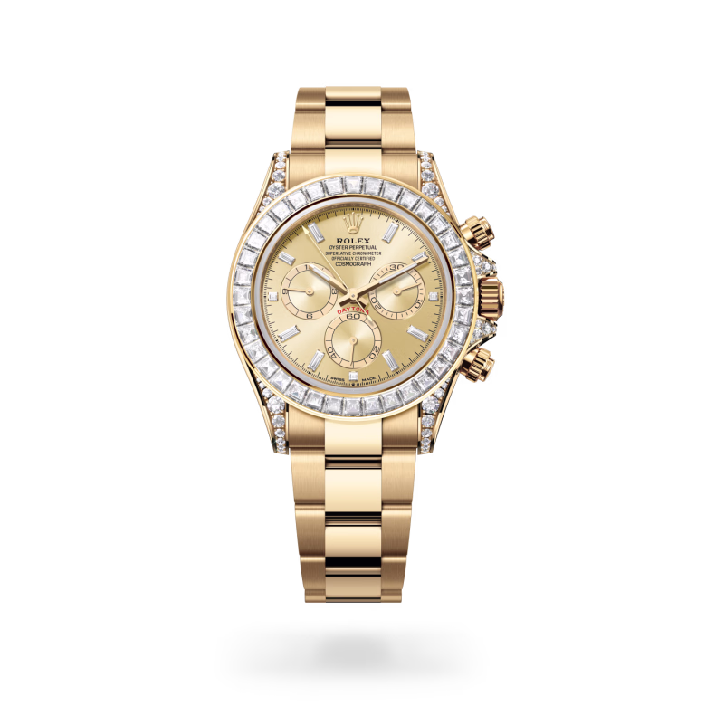 Rolex Cosmograph Daytona 18 ct yellow gold with lugs set with diamonds M126598TBR-0001 - swiss watch