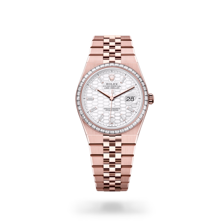 Rolex Land-Dweller 18 ct Everose gold M127285TBR-0002 - swiss watch