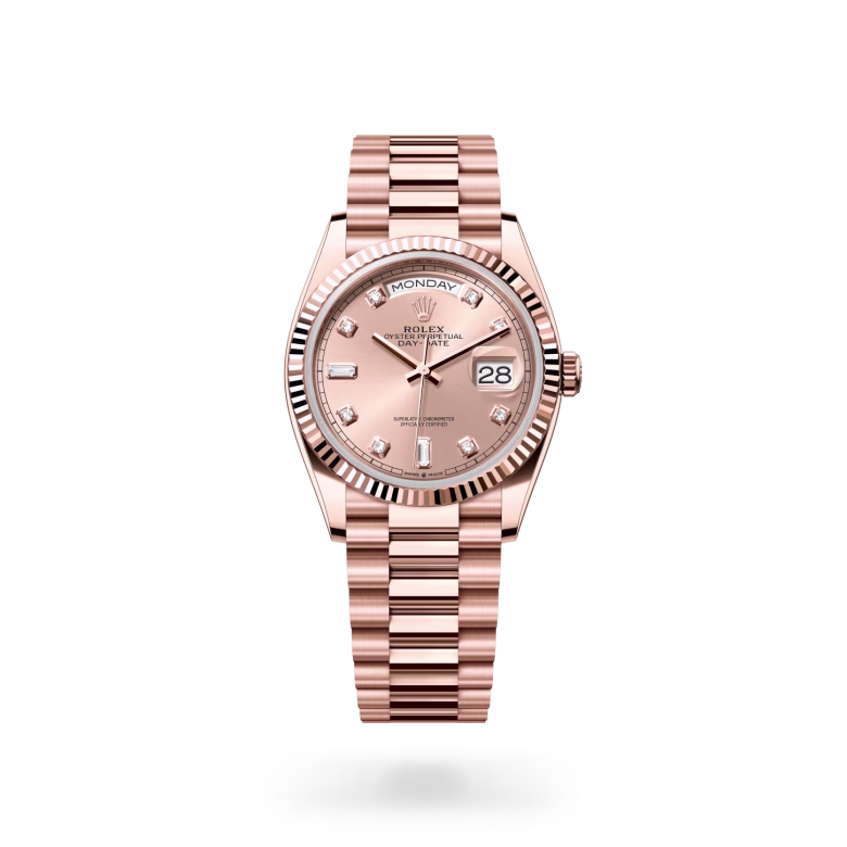 Rolex Day-Date 18 ct Everose gold M128235-0009 - swiss watch
