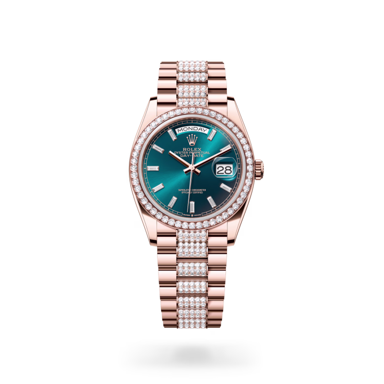 Rolex Day-Date 18 ct Everose gold M128345RBR-0084 - swiss watch