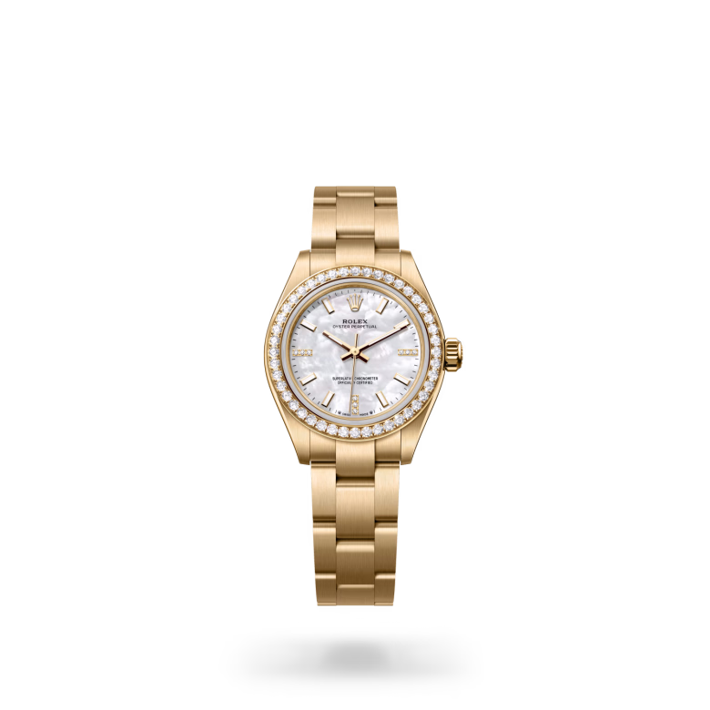 Rolex Oyster Perpetual 18 ct yellow gold M276248RBR-0002 - swiss watch