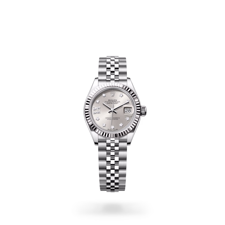 Rolex Lady-Datejust White Rolesor - combination of Oystersteel and white gold M279174-0021 - swiss watch